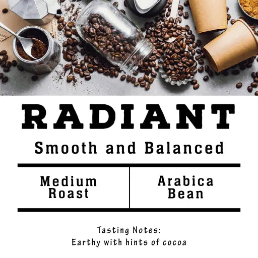 Radiant Smooth and Balanced Medium Roast Coffee