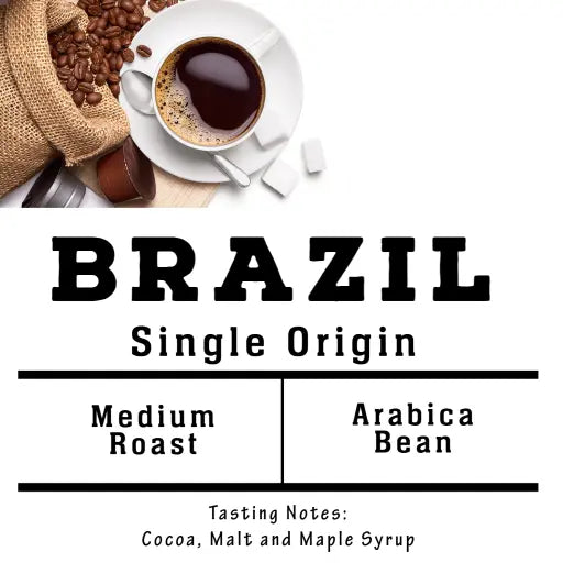 Brazil Single Origin Medium Roasted Coffee